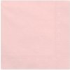 Party Papierové servítky svetloružové 33x33 cm – 20 ks