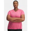 Dámske tričko Under Armour Tech SSV- Twist&-PNK Ružová 2X