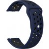 Madvell Športový silikónový remienok tmavo modrá s čiernou 22mm