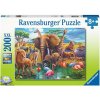 Puzzle Ravensburger puzzle 132928 Zvieratá pri napájadle 200 dielikov (4005556132928)