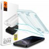 Spigen Glass tR EZ Fit 2 Pack, transparency - iPhone 16 PRO / 17 / 17 PRO CLEAR
