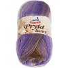 BELLATEX Priadza Pryia lurex 100 g - 310 fialová, hnedá