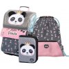 Baagl Zippy Panda III sivá 17 L