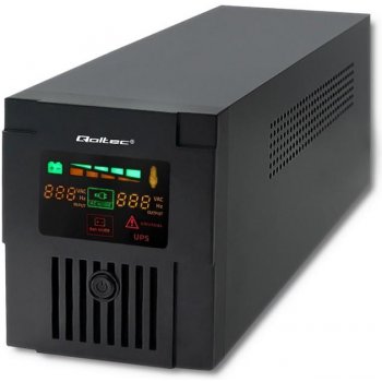 Qoltec MONOLITH 1200VA 720W LCD USB 53954