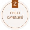 Davídkovo koření Etiketa Chilli cayenské, béžová priemer 4,5 cm 1 ks