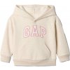 Detská mikina GAP, V-LOGO PO béžová,Ružová, 4Y