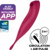 Satisfyer Twirling Pro Connect App Dark Red