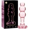 Nebula series by ibiza - model 1 anal plug borosilicate glass pink 10.5 cm -o- 3 cm