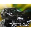 Deflektory na Chevrolet Cruze combi, 5-dverová (+zadné), r.v.: 2012 -