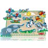 Drevené zvukové PUZZLE s rúčkami - zvieratá zo zoo