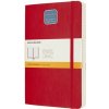 Moleskine Zápisník Expanded mäkké dosky A5 linajkový červený