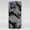 4NewCase - Kryt pre MOTOROLA - Motorola Edge 50 Neo - SILIKÓN - Monochrome Lines - 1013330500068
