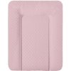 CEBA Podložka prebaľovacia na komodu mäkká 70 x 50 cm CARO Pink Ceba
