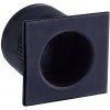 Úchyt ROSTEX čelný štvorcový (čierny), ROSTEX ČIERNA