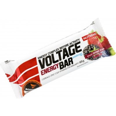 Nutrend Voltage Energy Bar 65 g káva (kofeín)