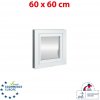 OKNA-HNED.SK Plastové okno | 60 x 60 cm (600 x 600 mm) | biele | otváravé aj sklopné | pravé