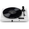 Pro-Ject JukeBox E1 + OM5e white: Gramofon vestavěným gramofonovým předzesilovačem, Bluetooth přijímačem a integrovaným zesilovačem