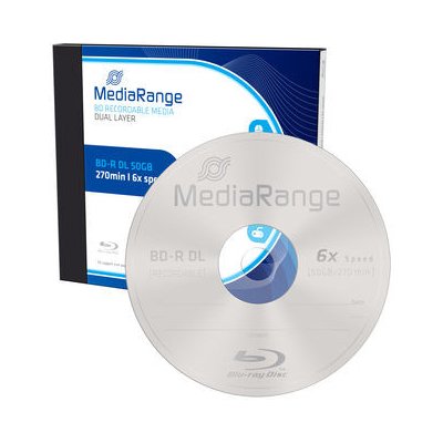 MediaRange BD-R 50GB 6x, 1ks od 2,34 € - Heureka.sk