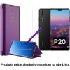 Otváracie Púzdro Luxria Clear View pre Huawei - Fialové pre Huawei: P20