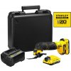 Stanley SFMCE500D2K-QW 18 V STANLEY® FATMAX® V20 AKU MULTIFUNKČNÍ OSCILAČNÍ BRUSKA