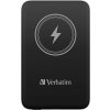 Verbatim, power banka s bezdrôtovým nabíjaním, 5V, nabíjanie telefónu, 32245, 10 000mAh, magnetické pripevnenie, čierna