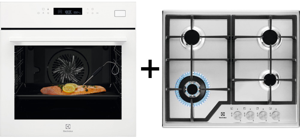 Set Electrolux EOB7S31V + KGS6436SX