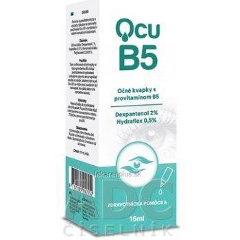 Medoselect Očné kvapky OCU B5 s provitamínom B5 15 ml