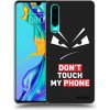 Picasee silikónový čierny obal pre Huawei P30 - Evil Eye - Transparent