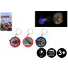 Teddies Prívesok projektor dinosaurus plast 4cm na batérie so svetlom, 5 druhov