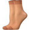 LADYB NYLON SOCKS 20 DEN / Dámske silonkové ponožky, nesťahujúce lem, 2 páry, vrecko - opal Univerzálny