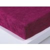 XPOSE® Froté plachta Exclusive - bordó 90x200 cm, Froté