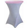 TENTino Elastická čiapka STANDARD na dosku bistro stola 60 cm VIAC FARIEB Farba obrusu: SVETLORUŽOVÁ / PINK