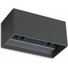 Ideal lux 313412 OUTDOOR ATOM vonkajšie nástenné svietidlo LED 25W 2100/1340lm 3000K IP54 antracitová