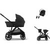 CYBEX Gazelle S + Gazelle S Cot S Travel Set Aton S2 i-Size moon black 2023