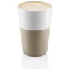 Hrnčeky na latte 360 ml, set 2ks, perlovo béžová - Eva Solo