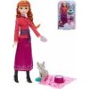 Mattel Frozen Anna s s vlčím mláďaťom a doplnkami