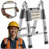 Rebrík StandHeiz hliníkový 10-stupňový, nosnosť do 150 kg