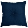 COTTON & SWEETS Dekoračný štvorcový vankúš Basic - Dark Blue