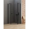New Trendy K-0613 NEW SOLEO BLACK asymetrický sprchový kút 90 x 90 cm 90 x 90 cm čierna
