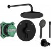Hansgrohe DuoTurn S + Jika Mio - čierny podomietkový set