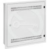 Solarix rozvaděč SOHO LC-18 do zdi s lištami 2U, 4U a 11U, 550x550x150mm, bílá RAL 9003, s rámečkem k zazdění