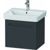 Duravit No. 1 skrinka 54x42.6x47.8 cm závesná kúpeľňová skrinka pod umývadlo grafitová N14281049490000