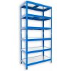 Kovový regál do technickej miestnosti Biedrax 50 x 60 x 180 cm, modrý - 6 políc pozink