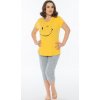 dámske pyžamo Úsmev nadmerné trojštvrťové