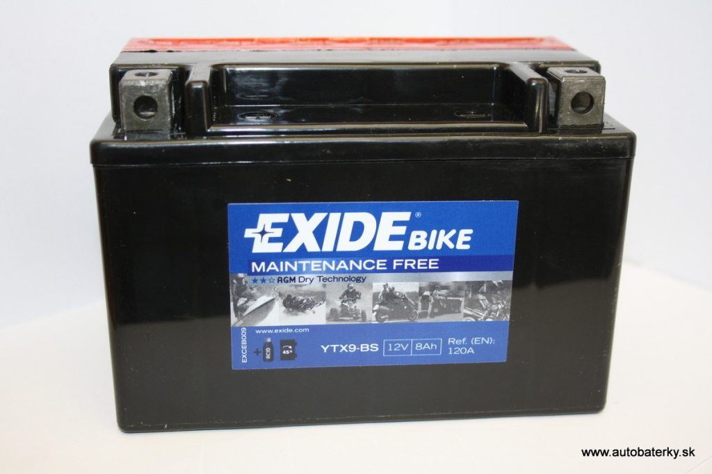 Batería Exide YTX9-BS