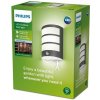 Philips 8719514417656 Python vonkajšie nástenné svietidlo so senzorom LED 6W/500lm 4000K IP44 antracit