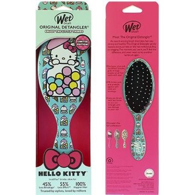 Wet Brush Original Detangler Hello Kitty Candy Jar Blue kefa na vlasy