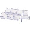 PVC krytky na rohy, PCR163P, 8ks transparentné, rozmer 3,5 x 4 cm, Impol Trade
