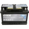 Exide Premium 12V 72Ah 720A EA722