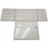Skladacia Bluetooth nožnicová klávesnica s TouchPadom DE-B055 BIELA